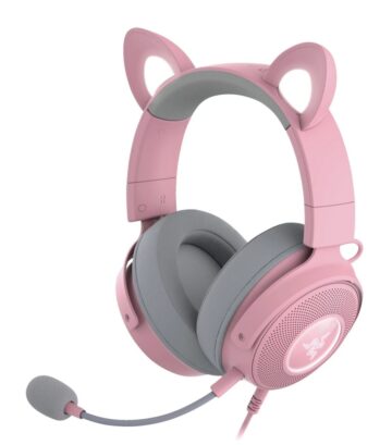 Razer KRAKEN KITTY V2 PRO - Quartz - RGB - USB 7.1 Gaming Headset - Kitty