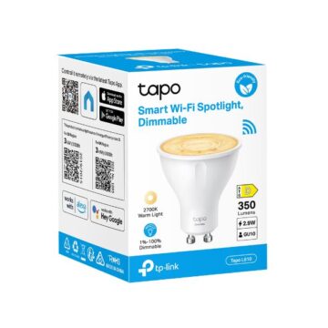 Tp-Link Tapo Smart Wi-Fi Spotlight GU10 Dimmable (L610)