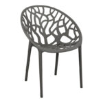 Πολυθρόνα Daren pp σε ανθρακί απόχρωση 59x60x79