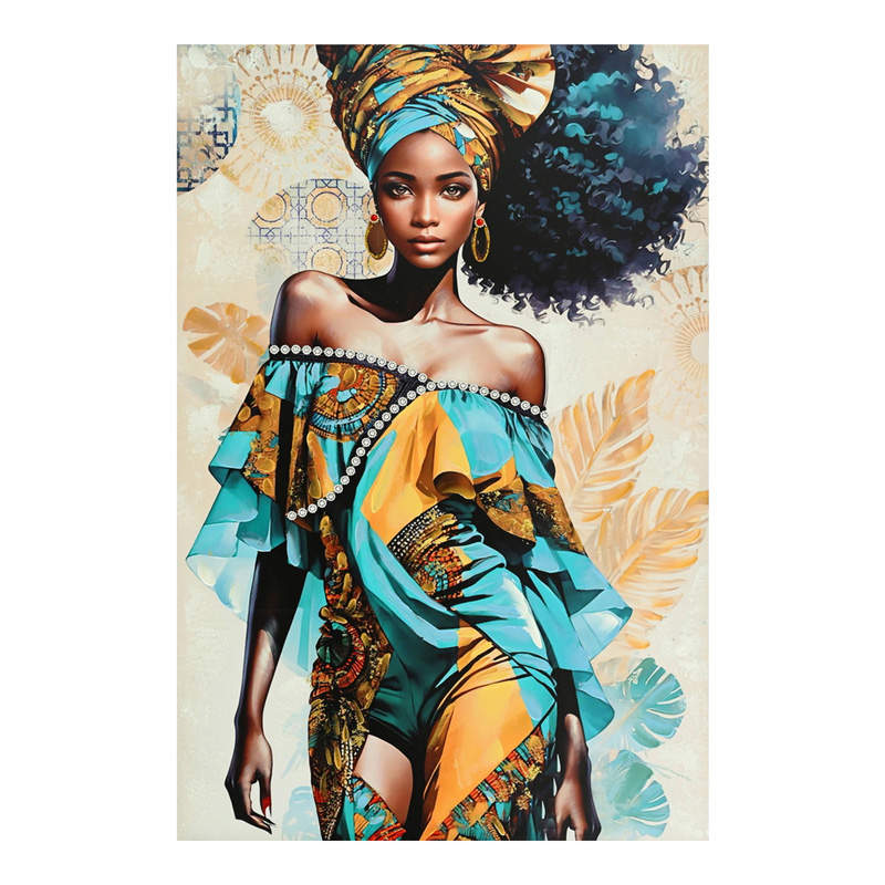 296-000086 Πίνακας σε καμβά Georgina I Inart 80x3x120εκ