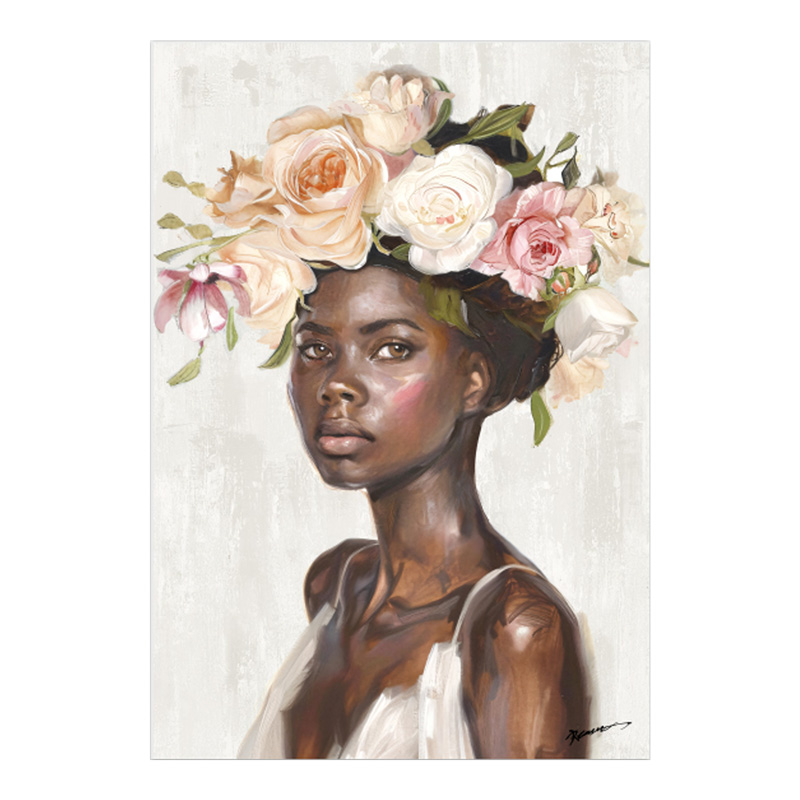 301-000045 Πίνακας σε καμβά Fleri Ι Inart 70x3.5x100εκ