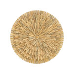 Διακοσμητικό τοίχου Decofy Inart drift ξύλο σε φυσική απόχρωση Φ60x5εκ