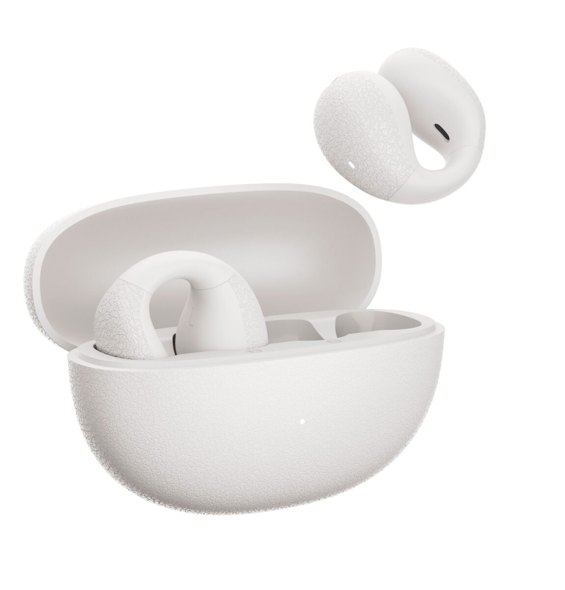 white_02 QCY Crossky C10 White Open Ear TPU Earclip