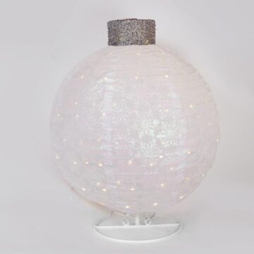 ΦΩΤΙΖΟΜΕΝΗ ΧΡΙΣΤΟΥΓΕΝΝΙΑΤΙΚΗ ΛΕΥΚΗ MΠΑΛΑ