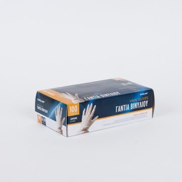 ΓΑΝΤΙΑ ΒΙΝΥΛΙΟΥ ΜΙΑΣ ΧΡΗΣΗΣ ΧΩΡΙΣ ΠΟΥΔΡΑ ΔΙΑΦΑΝΑ ΜΕΓΕΘΟΣ XLARGE 100ΤΕΜ