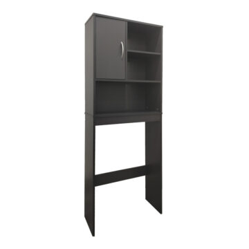 Έπιπλο πλυντηρίου Tazien σε ανθρακί απόχρωση 60x24x168.5εκ