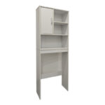 Έπιπλο πλυντηρίου Tazien σε λευκή απόχρωση 60x24x168.5εκ