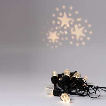 ΓΙΡΛΑΝΤΑ ΠΡΟΤΖΕΚΤΟΡΑΣ 8 LED ME ΣΧΕΔΙΟ ΑΣΤΕΡΙΑ