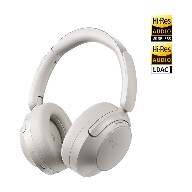 1_08cd99a0-7dcc-45bd-bc72-beeafb QCY H3S Headphones White - Type-C & Bluetooth 6.0 ANC iOS/Android Call Noise Cancelling Headset102h
