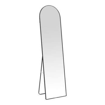 Καθρέπτης Plaza αλουμίνιο σε μαύρη απόχρωση 40x28x150εκ