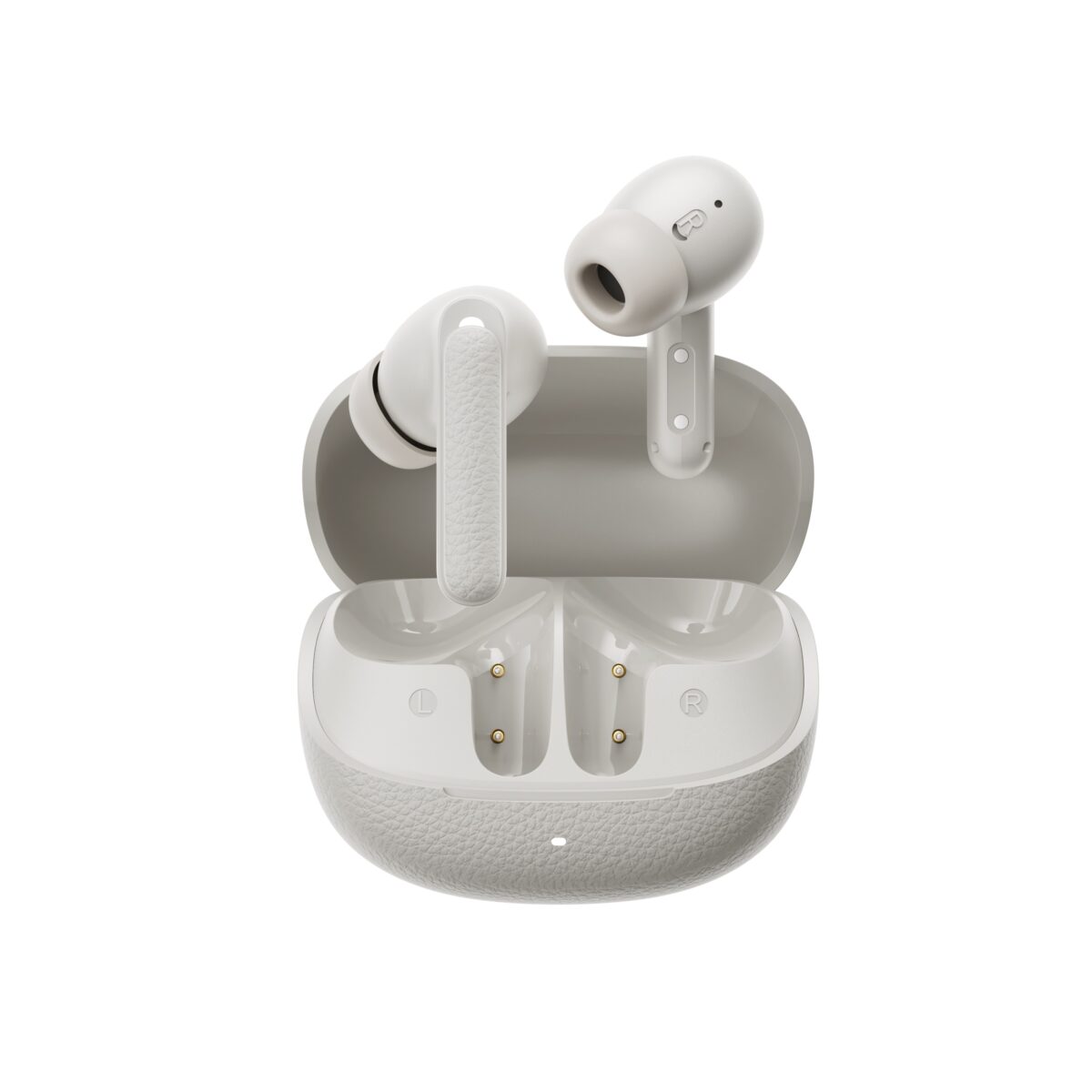 white_02 QCY Buds ANC Cream Grey (HT15) - 45db ANC TWS Earbuds 35h 5 mic ENC