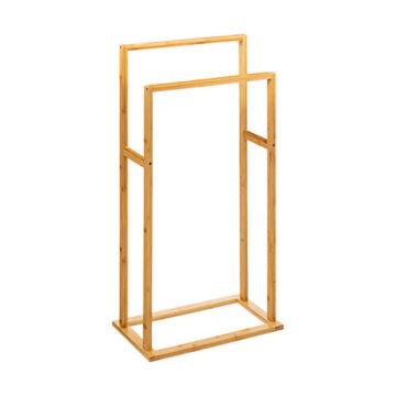 Κρεμάστρα πετσετών δαπέδου Dasmal μπαμπού σε φυσική απόχρωση 42x24.2x81.5εκ