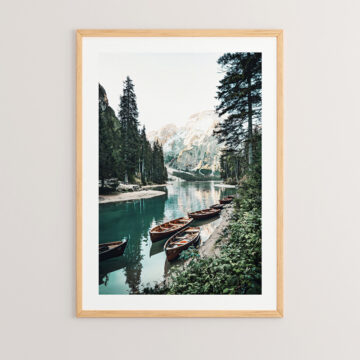 Πίνακας Lake με ψηφιακή εκτύπωση και πλαίσιο 33x1.5x48εκ