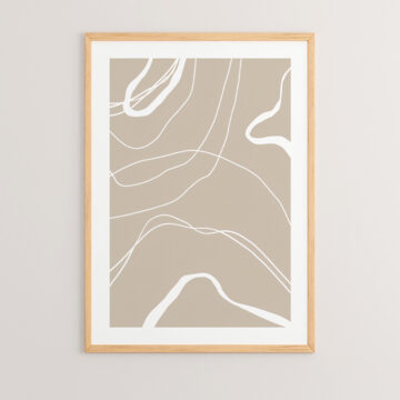 Πίνακας Grito με ψηφιακή εκτύπωση και πλαίσιο 33x1.5x48εκ