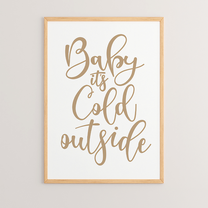 409-000024 Πίνακας Berby με ψηφιακή εκτύπωση και πλαίσιο 33x1.5x48εκ