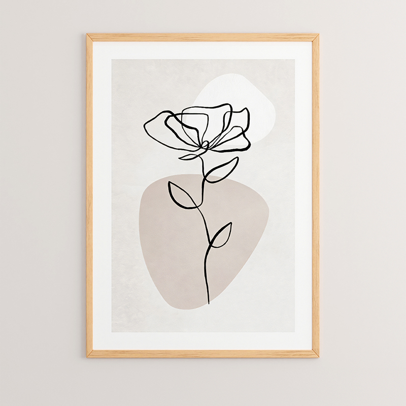 409-000039 Πίνακας Bevo με ψηφιακή εκτύπωση και πλαίσιο 33x1.5x48εκ