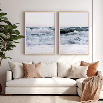 Πίνακας Kaleria δίπτυχος με ψηφιακή εκτύπωση και πλαίσιο 33x1.5x48εκ