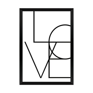 Πίνακας Amora με ψηφιακή εκτύπωση και πλαίσιο 33x1.5x48εκ