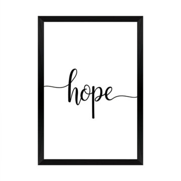 Πίνακας Hopy με ψηφιακή εκτύπωση και πλαίσιο 33x1.5x48εκ