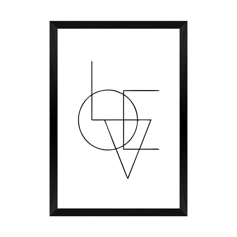 409-000305 Πίνακας Felora με ψηφιακή εκτύπωση και πλαίσιο 33x1.5x48εκ